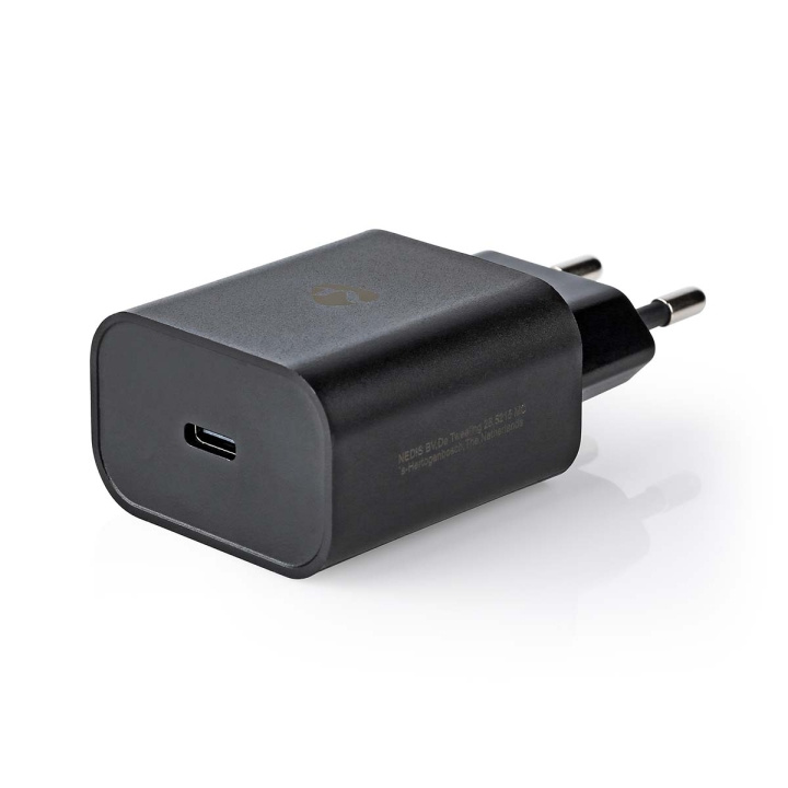 Nedis Väggladdare | 32 W | PD3.0 27W / PD3.0 30W / QC4.0 32W | Snabbladdnings funktion | 1.5 / 2.0 / 2.5 / 3.0 A | Antal utgångar: 1 | USB-C™ | Automatiskt val av Spänning | Svart i gruppen SMARTPHONE & SURFPLATTOR / Laddare & Kablar / Väggladdare / Väggladdare Typ C hos TP E-commerce Nordic AB (C08268)