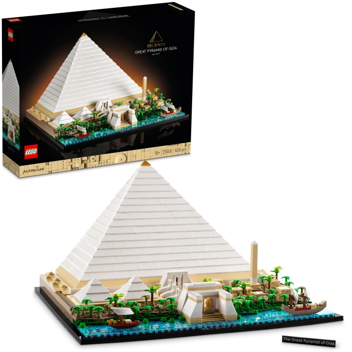 LEGO Architecture - Cheopspyramiden i gruppen LEKSAKER, BARN- & BABYPRODUKTER / Leksaker / Byggleksaker / Lego hos TP E-commerce Nordic AB (C08540)