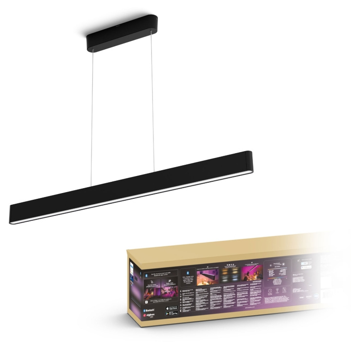Philips Hue Ensis Pendellampa White/Color Svart i gruppen HEM, HUSHÅLL & TRÄDGÅRD / Smarta hem / Smart belysning hos TP E-commerce Nordic AB (C08596)