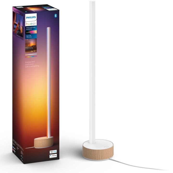 Philips Hue Gradient Signe Bordslampa Wh/Color Ek i gruppen HEMELEKTRONIK / Belysning / Bordslampor hos TP E-commerce Nordic AB (C08600)