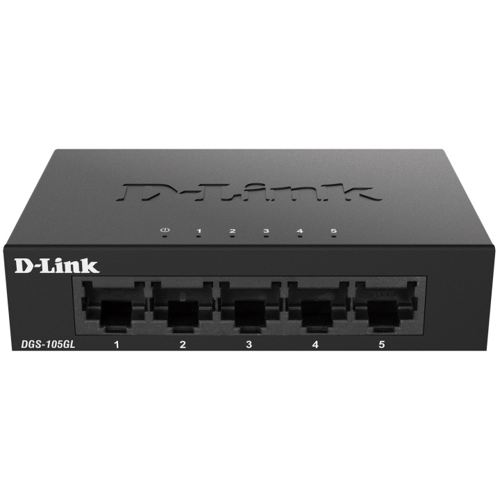 D-Link DGS-105GL 5-Port Gigabit Switch i gruppen DATORER & KRINGUTRUSTNING / Nätverk / Switchar / 10/100/1000Mbps hos TP E-commerce Nordic AB (C08622)
