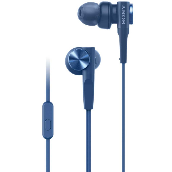 Sony Headset MDR-XB55AP Blå Sladd in-ear mic i gruppen HEMELEKTRONIK / Ljud & Bild / Hörlurar & Tillbehör / Hörlurar hos TP E-commerce Nordic AB (C08645)