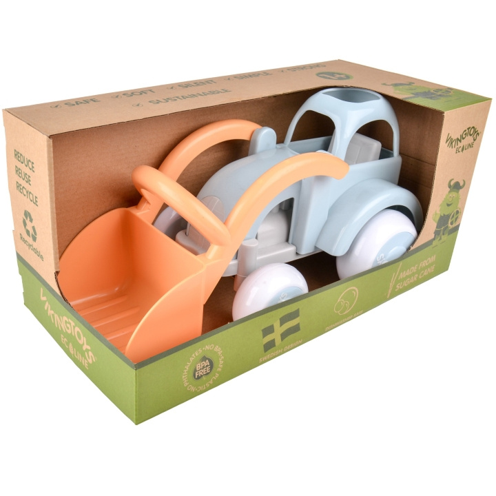 VikingToys Ecoling Jumbo Traktor/Grävmaskin i gruppen LEKSAKER, BARN- & BABYPRODUKTER / Leksaker / Leksaksbilar & andra fordon hos TP E-commerce Nordic AB (C08685)