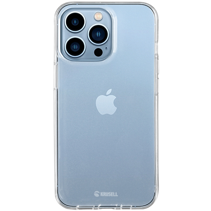 Krusell SoftCover iPhone 13 Pro Max Transparent i gruppen SMARTPHONE & SURFPLATTOR / Mobilskydd / Apple / iPhone 13 Pro Max / Skal hos TP E-commerce Nordic AB (C08772)