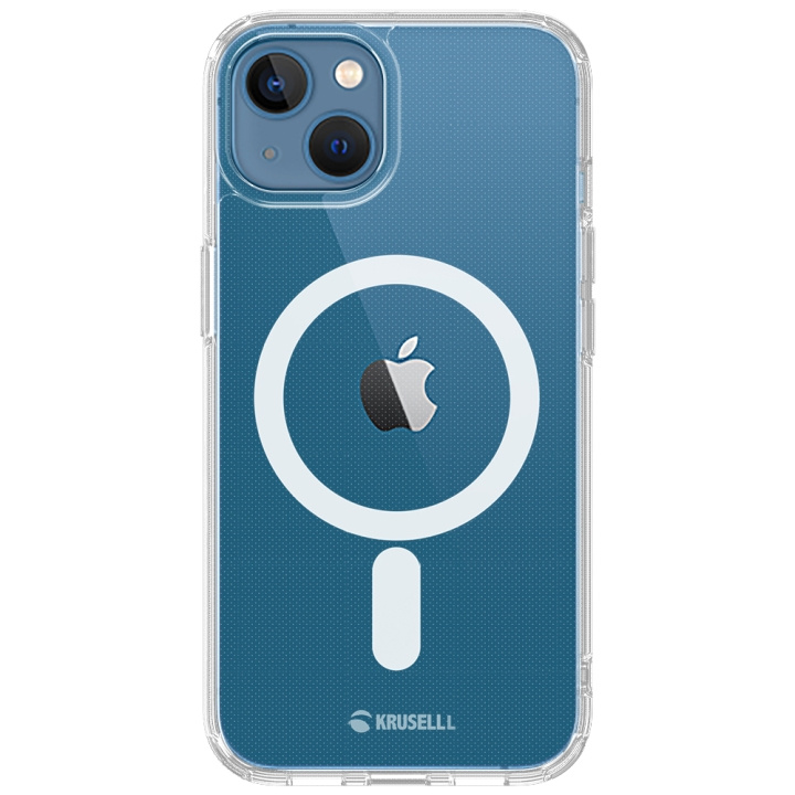 Krusell Magnetic Clear Cover iPhone 13 Mini Transp i gruppen SMARTPHONE & SURFPLATTOR / Mobilskydd / Apple / iPhone 13 Mini / Skal hos TP E-commerce Nordic AB (C08773)