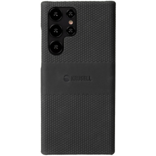 Krusell Leather Cover Galaxy S22 Ultra Svart
