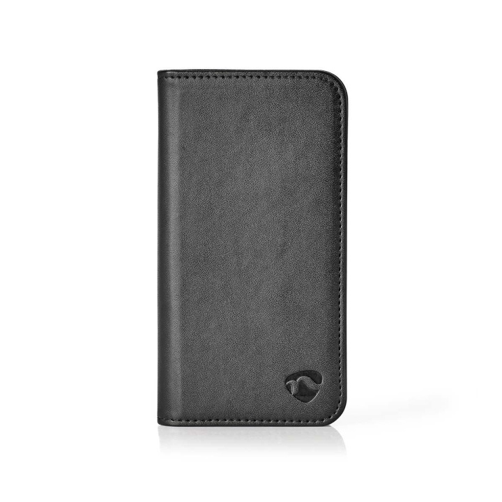 Nedis PU/TPU Plånboksfodral Kompatibel med Huawei Honor 8 Lite, Svart i gruppen SMARTPHONE & SURFPLATTOR / Mobilskydd / Huawei/Honor hos TP E-commerce Nordic AB (C08897)