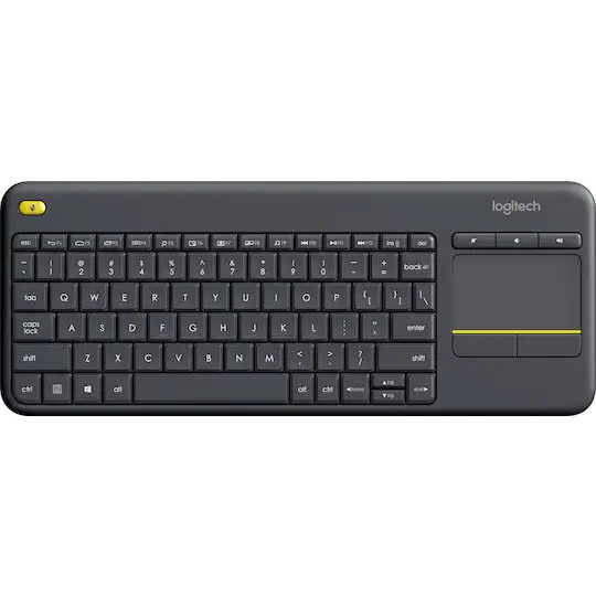 LOGITECH K400 wireless keyboard black i gruppen DATORER & KRINGUTRUSTNING / Möss & Tangentbord / Tangentbord / Trådlösa hos TP E-commerce Nordic AB (C09072)