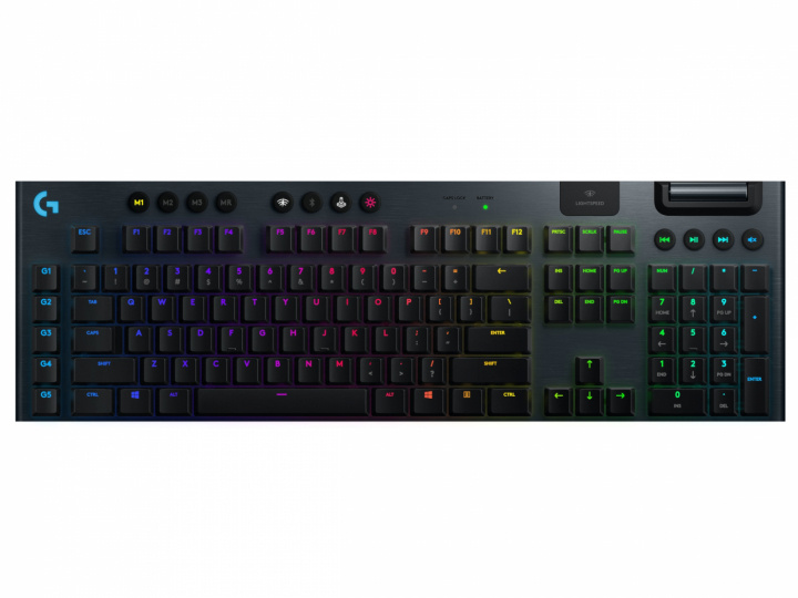 Logitech G915 LIGHTSPEED Wireless GL Clicky - ND - Gaming Tastatur - N i gruppen DATORER & KRINGUTRUSTNING / Gaming / Tangentbord hos TP E-commerce Nordic AB (C09082)