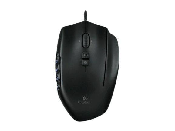 LOGITECH G600 MMO black i gruppen DATORER & KRINGUTRUSTNING / Möss & Tangentbord / Möss / Gaming hos TP E-commerce Nordic AB (C09089)