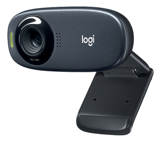 LOGITECH C310 webcam, 720p/30fps, black i gruppen DATORER & KRINGUTRUSTNING / Datortillbehör / Webbkameror hos TP E-commerce Nordic AB (C09091)