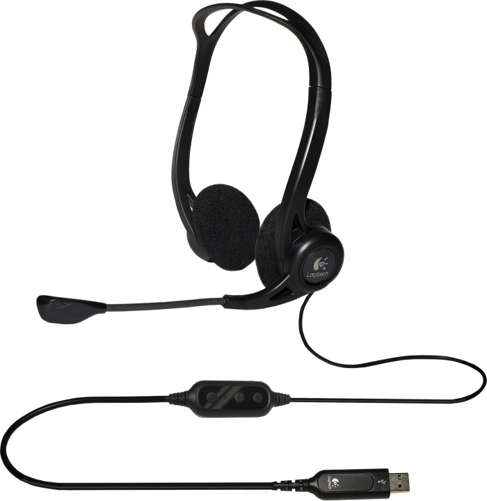 LOGITECH PC Headset 960 USB OEM (981-000100) i gruppen DATORER & KRINGUTRUSTNING / Datortillbehör / Headset hos TP E-commerce Nordic AB (C09109)