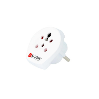 SKROSS Rese Adapter India / Israel / Denmark to Europe