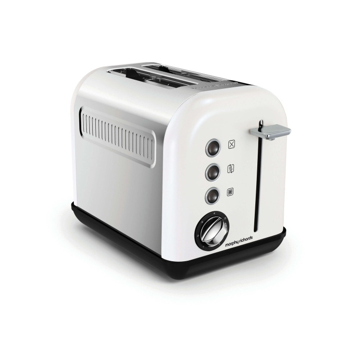 MORPHY RICHARDS Brödrost Accent Vit 2 Skivor i gruppen HEM, HUSHÅLL & TRÄDGÅRD / Hushållsmaskiner / Brödrostar & Bordsgrillar / Brödrostar hos TP E-commerce Nordic AB (C09240)