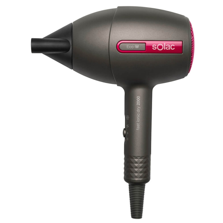 SOLAC Hårfön Fast Ionic Dry 2000 i gruppen SKÖNHET & HÄLSA / Hår & Styling / Stylingverktyg / Hårfönar hos TP E-commerce Nordic AB (C09251)