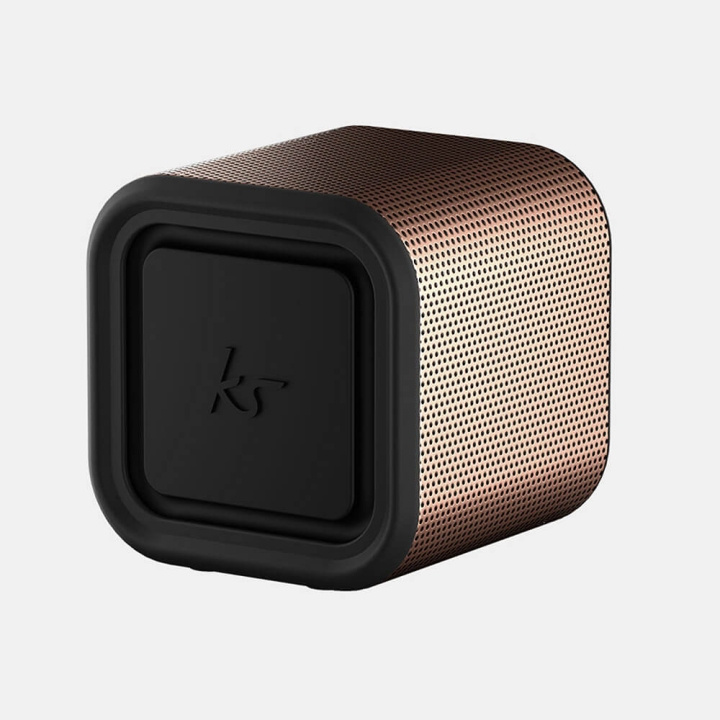 KitSound Högtalare BOOMCUBE 15 Bluetooth Roséguld i gruppen HEMELEKTRONIK / Ljud & Bild / Högtalare & Tillbehör / Bluetooth-högtalare / Bärbara högtalare hos TP E-commerce Nordic AB (C09259)