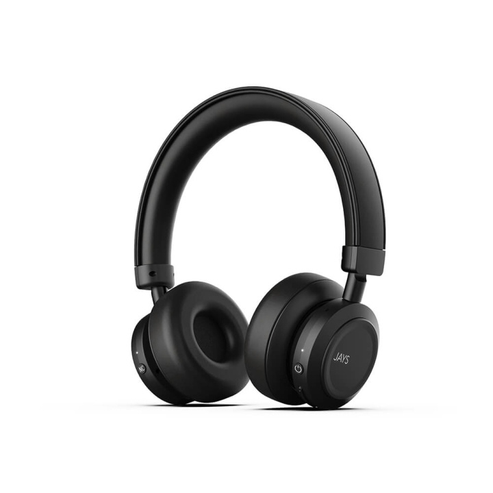 JAYS Hörlur q-Seven Combo Wireless ANC On-Ear Svart i gruppen HEMELEKTRONIK / Ljud & Bild / Hörlurar & Tillbehör / Hörlurar hos TP E-commerce Nordic AB (C09289)