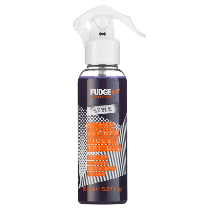 Fudge Clean Blonde Violet Tri-Blo Violet Toning Blow Dry Spray 150ml i gruppen SKÖNHET & HÄLSA / Hår & Styling / Hårstylingprodukter / Stylingcreme hos TP E-commerce Nordic AB (C09329)