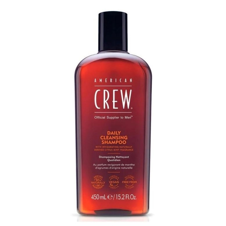 American Crew Daily Cleansing Shampoo 450ml i gruppen SKÖNHET & HÄLSA / Hår & Styling / Hårvårdsprodukter / Schampo hos TP E-commerce Nordic AB (C09494)