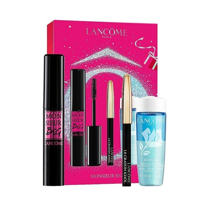 Giftset Lancome Monsieur Big Volume Mascara 10ml + Kohl Mini Pencil 0,7g + Bi Facil 30ml i gruppen SKÖNHET & HÄLSA / Makeup / Verktyg & Sminkset / Sminkset hos TP E-commerce Nordic AB (C09500)