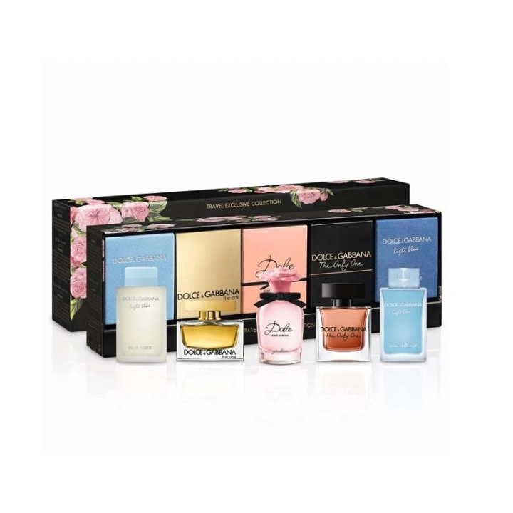 Dolce & Gabbana Giftset Dolce & Gabbana Travel Exclusive Mini Collection For Her 5pcs i gruppen SKÖNHET & HÄLSA / Presentkit / Presentkit För Henne hos TP E-commerce Nordic AB (C09510)