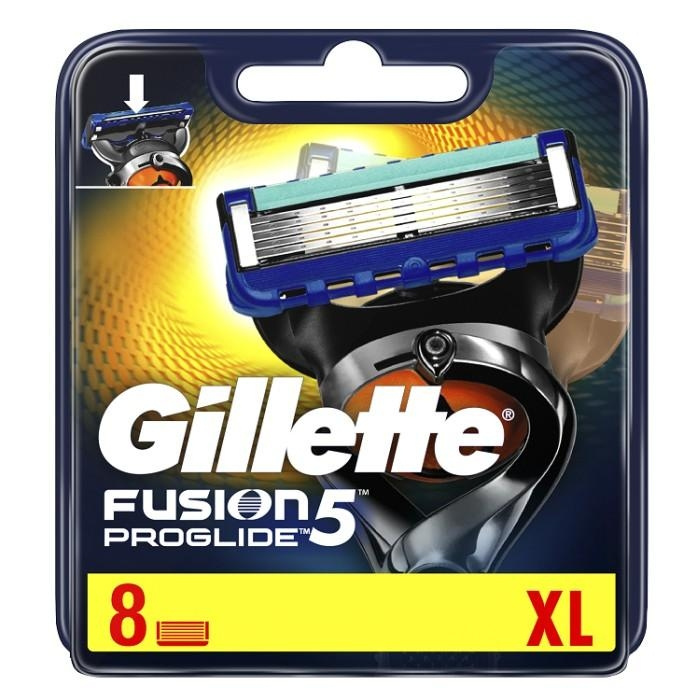 Gillette Fusion 5 Proglide Blades XL 8-pack i gruppen SKÖNHET & HÄLSA / Hår & Styling / Rakning & Trimning / Rakhyvlar & Tillbehör hos TP E-commerce Nordic AB (C09797)