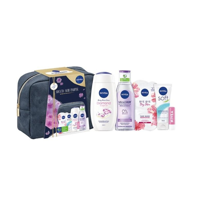Nivea Giftset Nivea Smooth Skin Pamper Set i gruppen SKÖNHET & HÄLSA / Presentkit / Presentkit För Henne hos TP E-commerce Nordic AB (C09853)