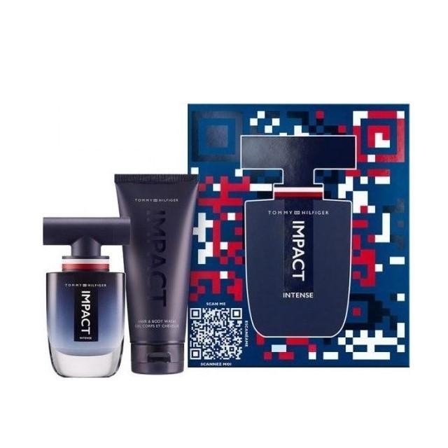 Tommy Hilfiger Giftset Tommy Hilfiger Impact Intense Edp 50ml + Hair And Body Wash 100ml i gruppen SKÖNHET & HÄLSA / Doft & Parfym / Parfym / Parfym för honom hos TP E-commerce Nordic AB (C09862)