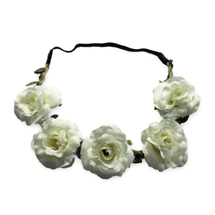 Hårband Hairband Blossom - Off White i gruppen SKÖNHET & HÄLSA / Hår & Styling / Håraccessoarer hos TP E-commerce Nordic AB (C09883)