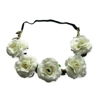 Hårband Hairband Blossom - Off White