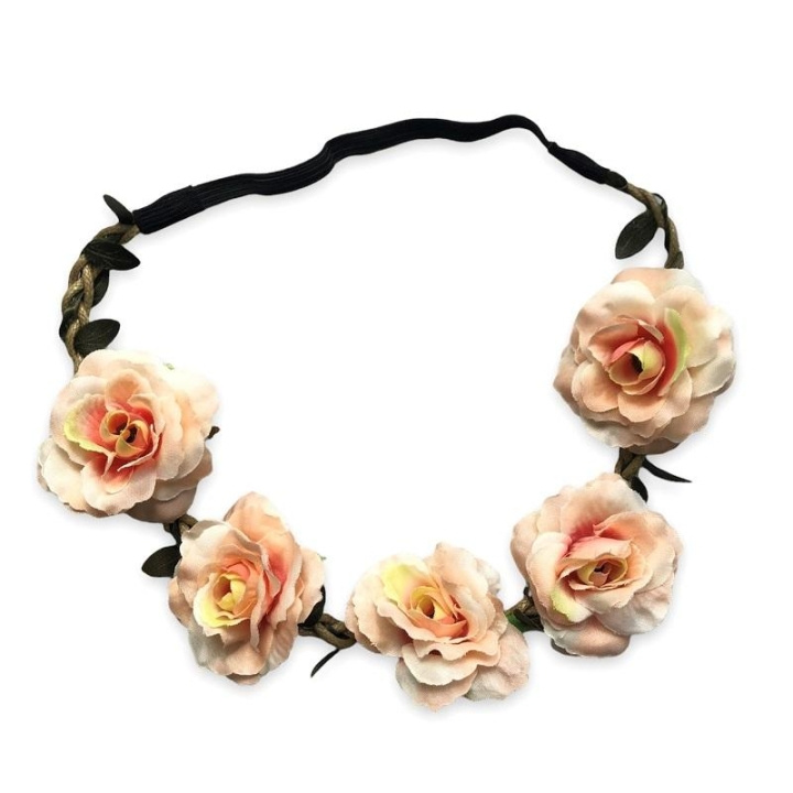 Hårband Hairband Blossom - Peach i gruppen SKÖNHET & HÄLSA / Hår & Styling / Håraccessoarer hos TP E-commerce Nordic AB (C09884)