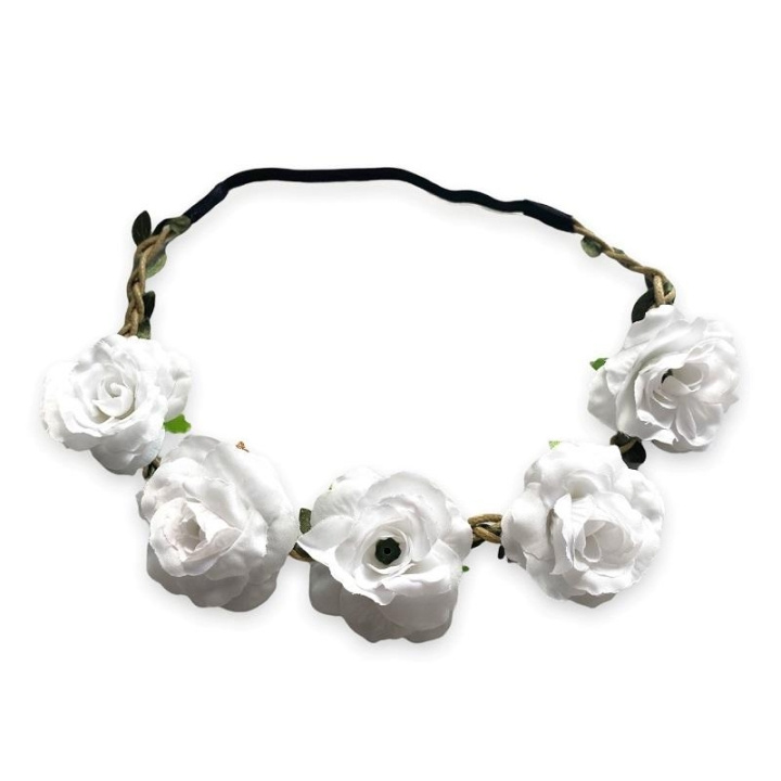 Hårband Hairband Blossom - White i gruppen SKÖNHET & HÄLSA / Hår & Styling / Håraccessoarer hos TP E-commerce Nordic AB (C09887)