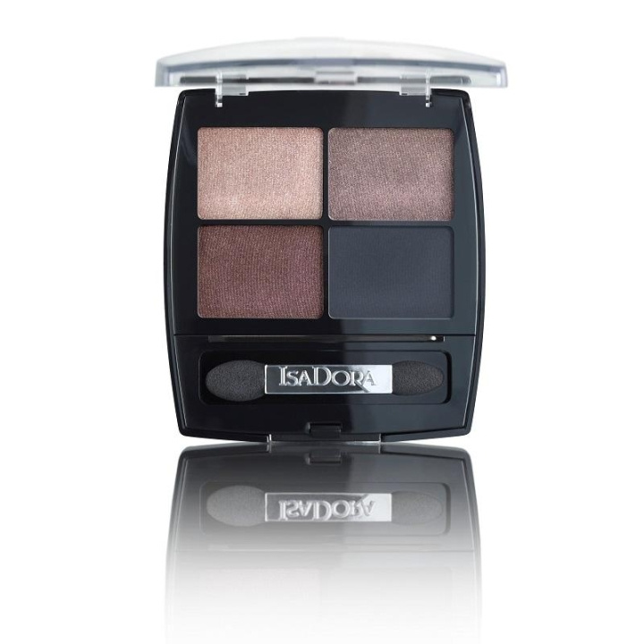 IsaDora Eye Shadow Quartet Smokey Velvets i gruppen SKÖNHET & HÄLSA / Makeup / Ögon & Ögonbryn / Ögonskuggor hos TP E-commerce Nordic AB (C09903)