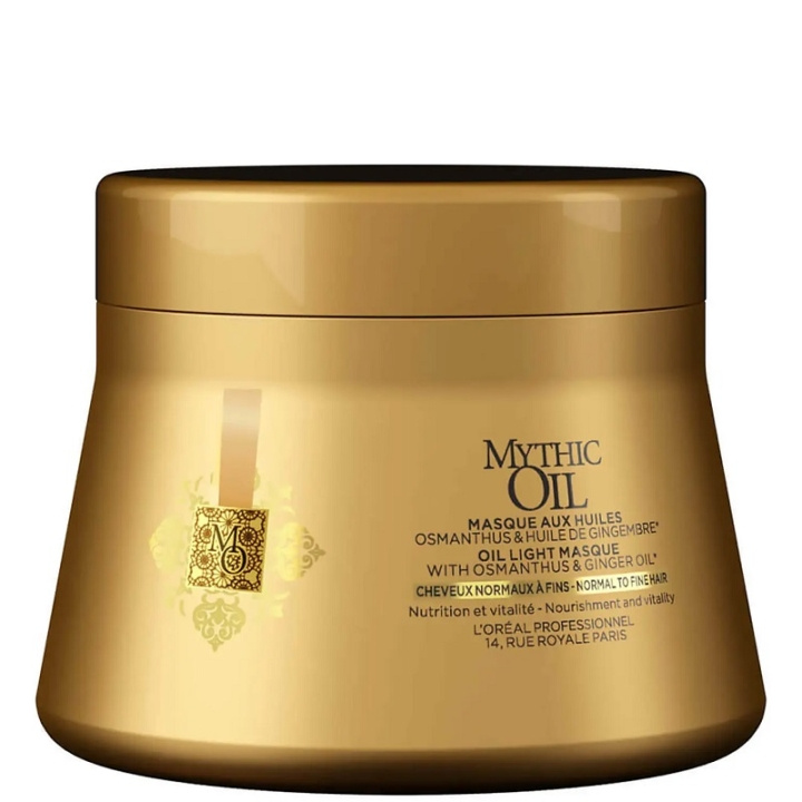 L\'Oreal Professionnel Mythic Oil Masque Normal to Fine Hair 200ml i gruppen SKÖNHET & HÄLSA / Hår & Styling / Hårvårdsprodukter / Hårolja hos TP E-commerce Nordic AB (C09918)