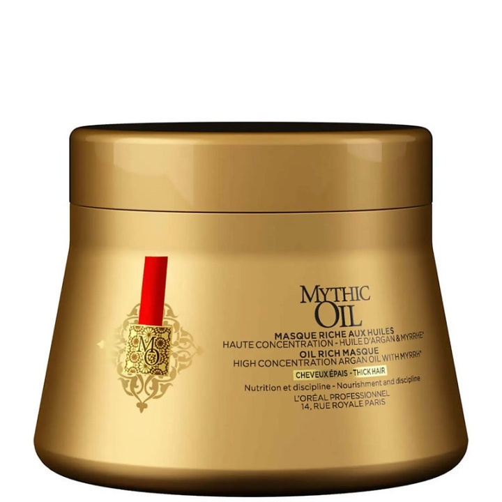 L\'Oréal Professionnel Mythic Oil Masque Thick Hair 200ml i gruppen SKÖNHET & HÄLSA / Hår & Styling / Hårvårdsprodukter / Hårolja hos TP E-commerce Nordic AB (C09921)