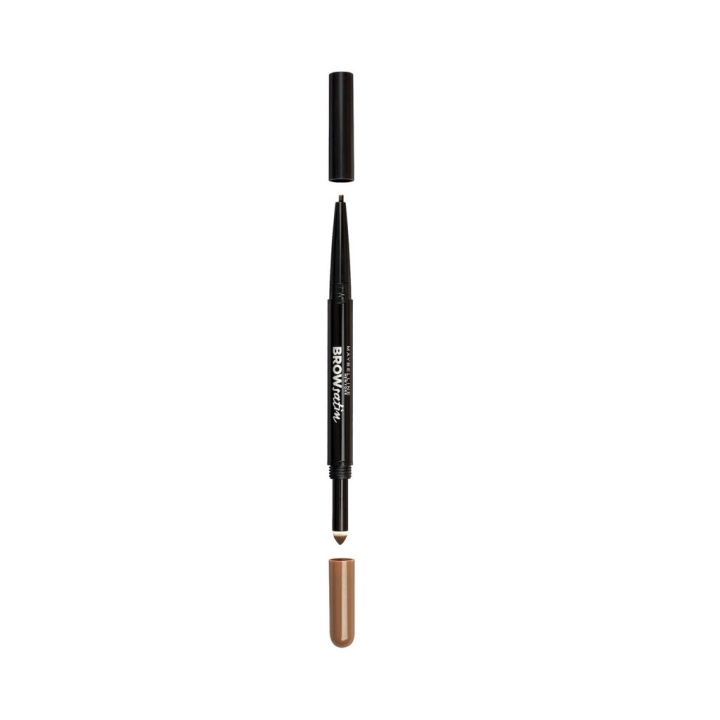 Maybelline Brow Satin Duo Pencil Medium Brown i gruppen SKÖNHET & HÄLSA / Makeup / Ögon & Ögonbryn / Ögonbrynspenna hos TP E-commerce Nordic AB (C09970)