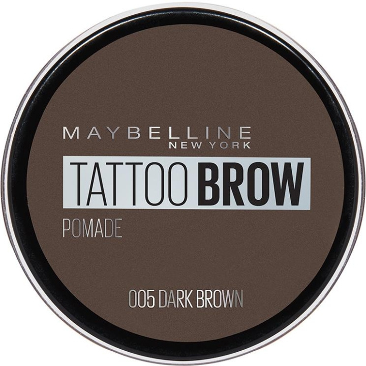 Maybelline Tattoo Brow Pomade 05 Dark Brown i gruppen SKÖNHET & HÄLSA / Makeup / Ögon & Ögonbryn / Ögonbrynskit hos TP E-commerce Nordic AB (C10134)