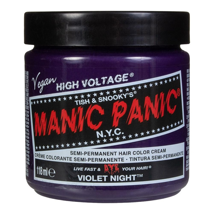 Manic Panic Classic Cream Violet Night 118ml i gruppen SKÖNHET & HÄLSA / Hår & Styling / Hårvårdsprodukter / Hårfärg / Hårfärg & Färgbomb hos TP E-commerce Nordic AB (C10224)