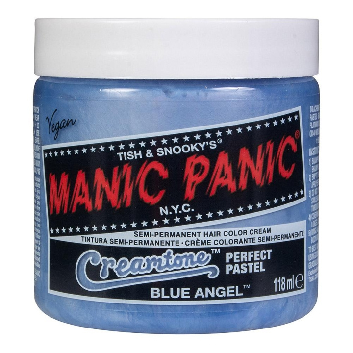 Manic Panic Classic Cream Pastel Blue Angel 118ml i gruppen SKÖNHET & HÄLSA / Hår & Styling / Hårvårdsprodukter / Hårfärg / Hårfärg & Färgbomb hos TP E-commerce Nordic AB (C10225)