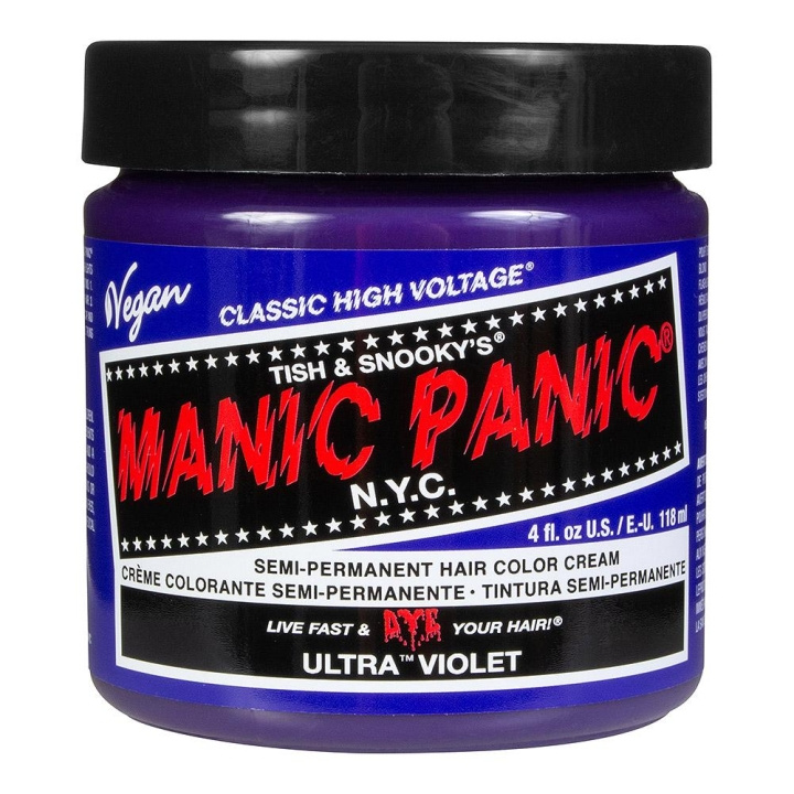Manic Panic Classic Cream Ultra Violet 118ml i gruppen SKÖNHET & HÄLSA / Hår & Styling / Hårvårdsprodukter / Hårfärg / Hårfärg & Färgbomb hos TP E-commerce Nordic AB (C10226)