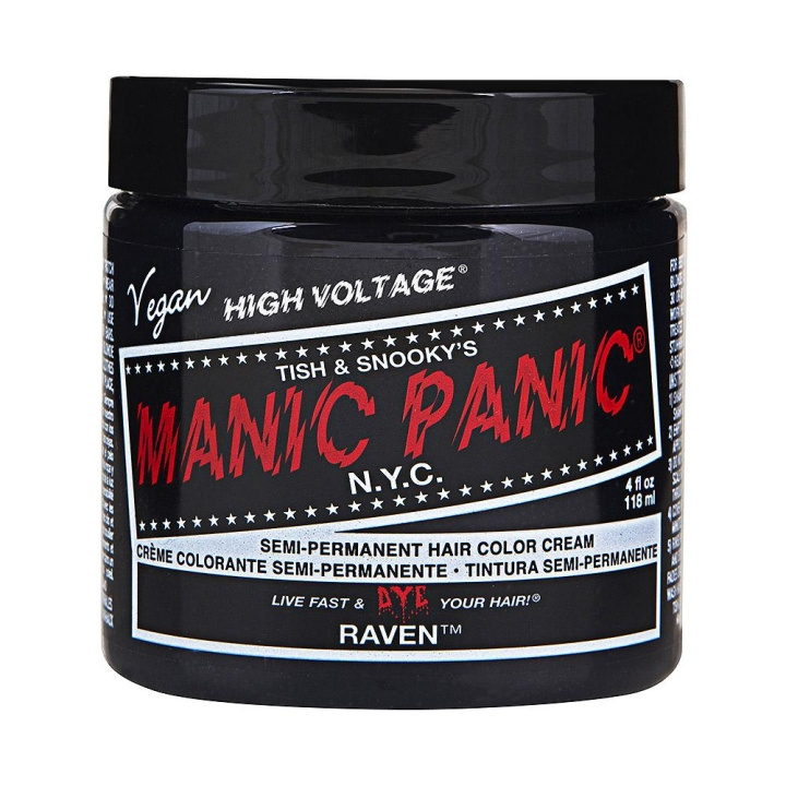 Manic Panic Classic Cream Raven 118ml i gruppen SKÖNHET & HÄLSA / Hår & Styling / Hårvårdsprodukter / Hårfärg / Hårfärg & Färgbomb hos TP E-commerce Nordic AB (C10232)