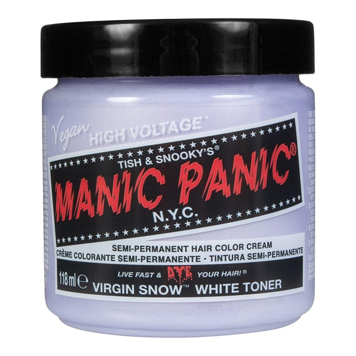 Manic Panic Classic Cream Toner Virgin Snow 118ml i gruppen SKÖNHET & HÄLSA / Hår & Styling / Hårvårdsprodukter / Hårfärg / Hårfärg & Färgbomb hos TP E-commerce Nordic AB (C10233)