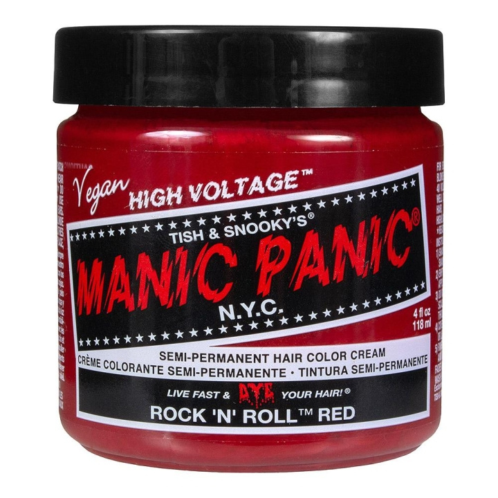 Manic Panic Classic Cream Rock n Roll Red 118ml i gruppen SKÖNHET & HÄLSA / Hår & Styling / Hårvårdsprodukter / Hårfärg / Hårfärg & Färgbomb hos TP E-commerce Nordic AB (C10236)