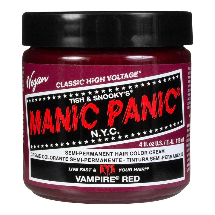 Manic Panic Classic Cream Vampire Red 118ml i gruppen SKÖNHET & HÄLSA / Hår & Styling / Hårvårdsprodukter / Hårfärg / Hårfärg & Färgbomb hos TP E-commerce Nordic AB (C10237)