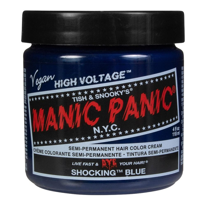 Manic Panic Classic Cream Shocking Blue 118ml i gruppen SKÖNHET & HÄLSA / Hår & Styling / Hårvårdsprodukter / Hårfärg / Hårfärg & Färgbomb hos TP E-commerce Nordic AB (C10238)