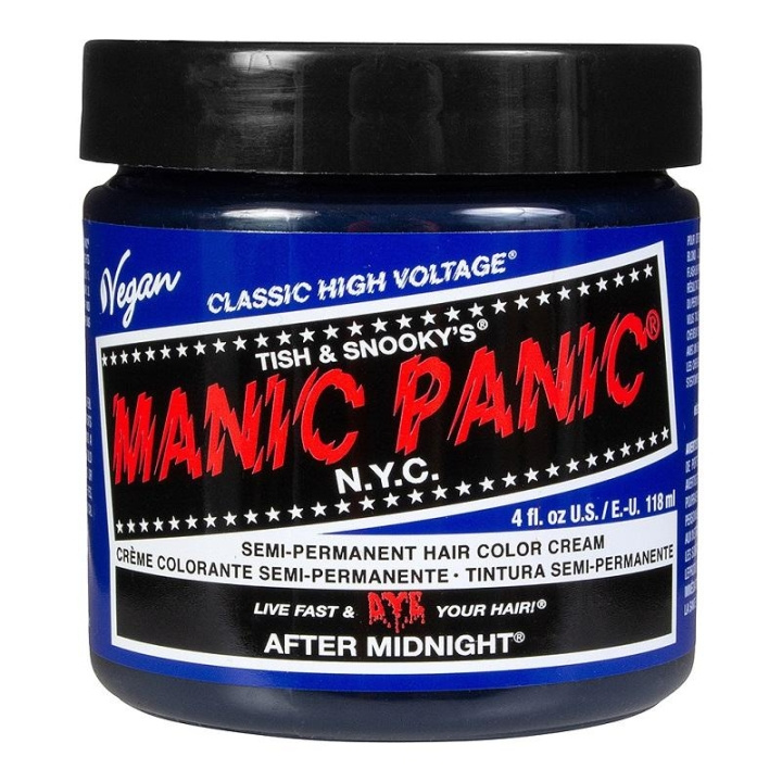 Manic Panic Classic Cream After Midnight 118ml i gruppen SKÖNHET & HÄLSA / Hår & Styling / Hårvårdsprodukter / Hårfärg / Hårfärg & Färgbomb hos TP E-commerce Nordic AB (C10242)