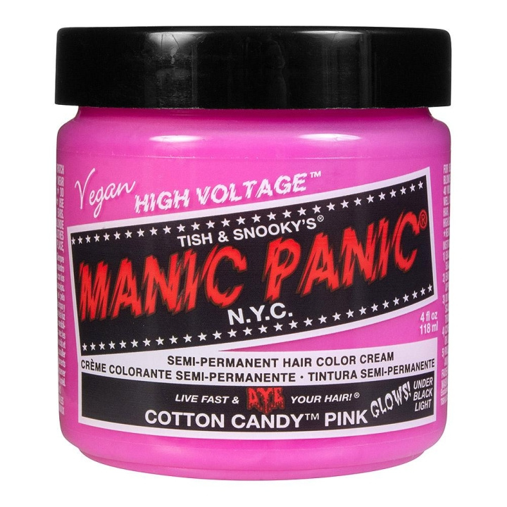 Manic Panic Classic Cream Cotton Candy Pink 118ml i gruppen SKÖNHET & HÄLSA / Hår & Styling / Hårvårdsprodukter / Hårfärg / Hårfärg & Färgbomb hos TP E-commerce Nordic AB (C10249)