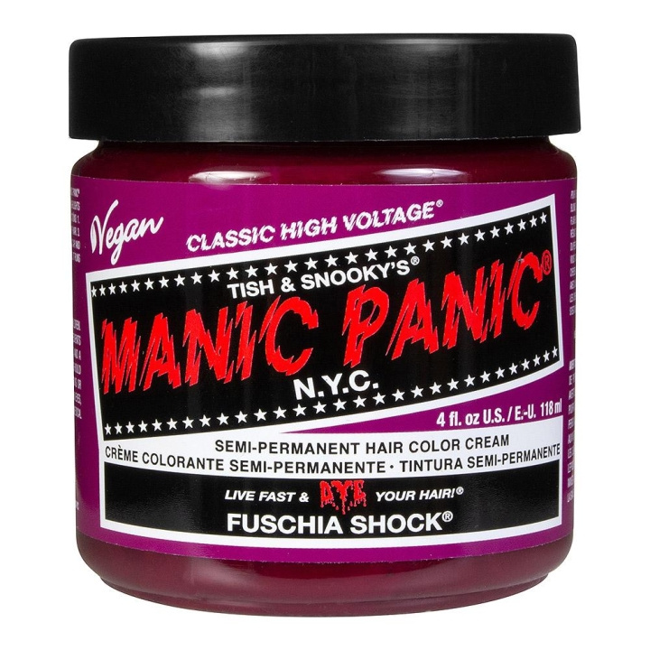 Manic Panic Classic Cream Fuschia Shock 118ml i gruppen SKÖNHET & HÄLSA / Hår & Styling / Hårvårdsprodukter / Hårfärg / Hårfärg & Färgbomb hos TP E-commerce Nordic AB (C10256)