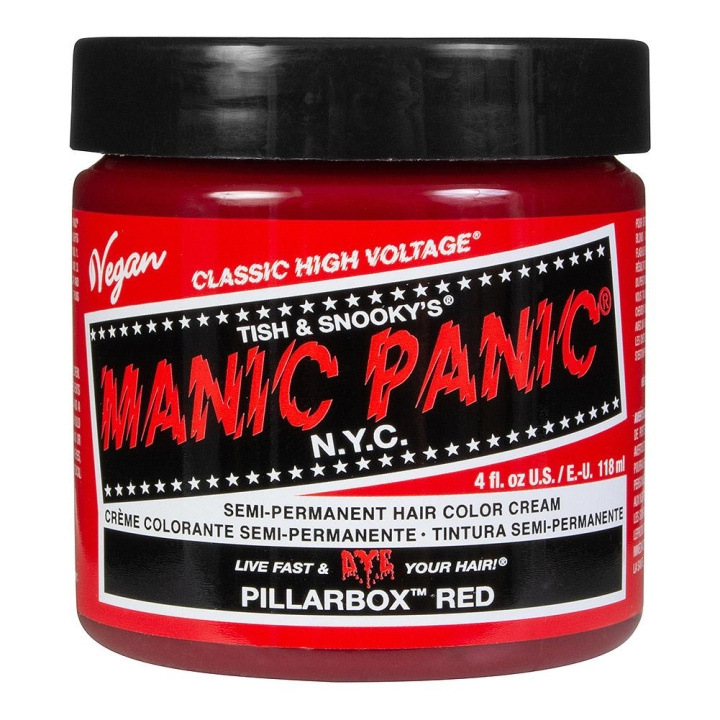 Manic Panic Classic Cream Pillarbox Red 118ml i gruppen SKÖNHET & HÄLSA / Hår & Styling / Hårvårdsprodukter / Hårfärg / Hårfärg & Färgbomb hos TP E-commerce Nordic AB (C10257)