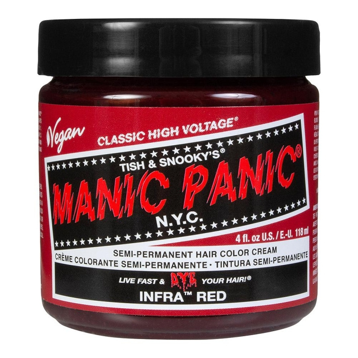 Manic Panic Classic Cream Infra Red 118ml i gruppen SKÖNHET & HÄLSA / Hår & Styling / Hårvårdsprodukter / Hårfärg / Hårfärg & Färgbomb hos TP E-commerce Nordic AB (C10258)